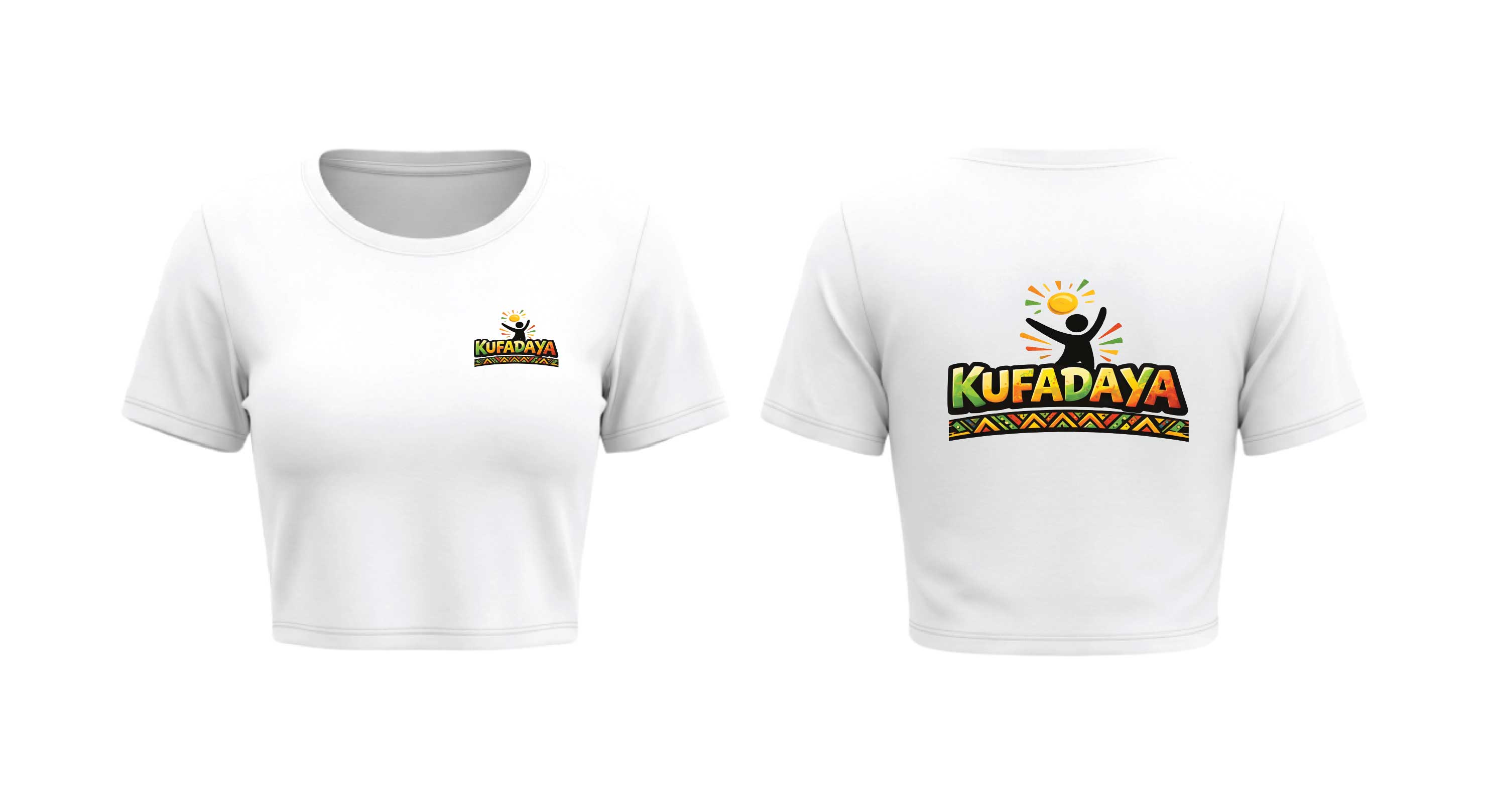 Kufadaya Crop Top - White